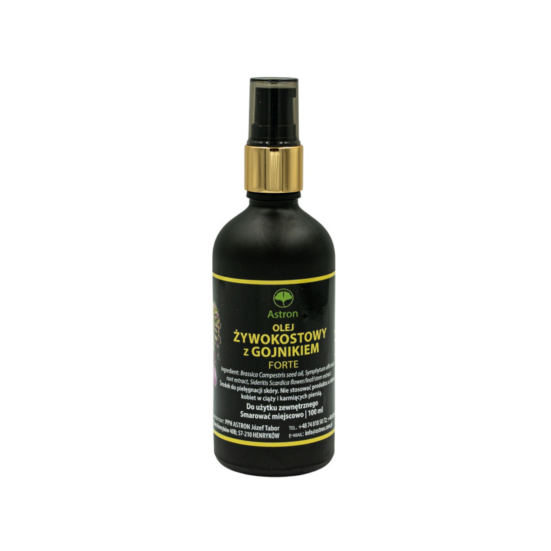 Olej żywokostowy z gojnikiem FORTE Astron 100 ml, do skóry