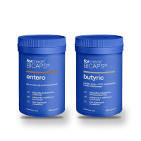Probiotyk entero i maślan sodu butyric ForMeds BICAPS, zestaw
