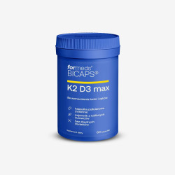 Witamina D3 K2 i magnez z B6 ForMeds BICAPS, zestaw
