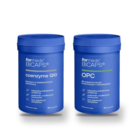 Koenzym Q10 100 mg i OPC z pestek winogron ForMeds, zestaw
