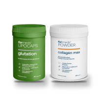 Glutation liposomalny i kolagen Max ForMeds, zestaw