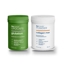 Glutation liposomalny i kolagen Max ForMeds, zestaw