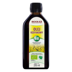 Olej rzepakowy BIO 250 ml tłoczony na zimno ekologiczny