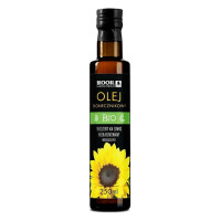 Olej słonecznikowy BIO 250 ml tłoczony na zimno seria BLACK