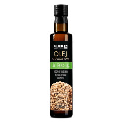 Olej sezamowy BIO 250 ml tłoczony na zimno seria BLACK