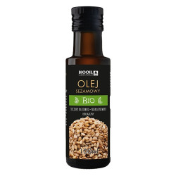 Olej sezamowy BIO 100 ml tłoczony na zimno seria BLACK