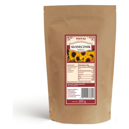 Słonecznik łuskany 200 g BiOil