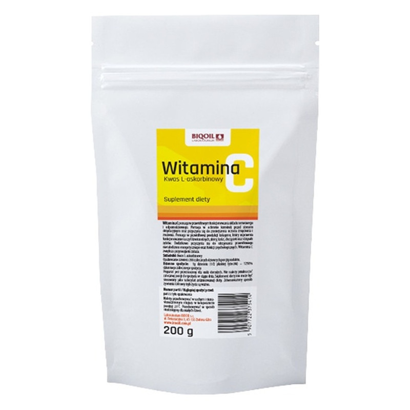 Witamina C kwas L-askorbinowy proszek 200 g BiOil