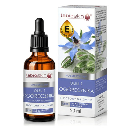 Olej z ogórecznika kosmetyczny 50 ml tłoczony na zimno