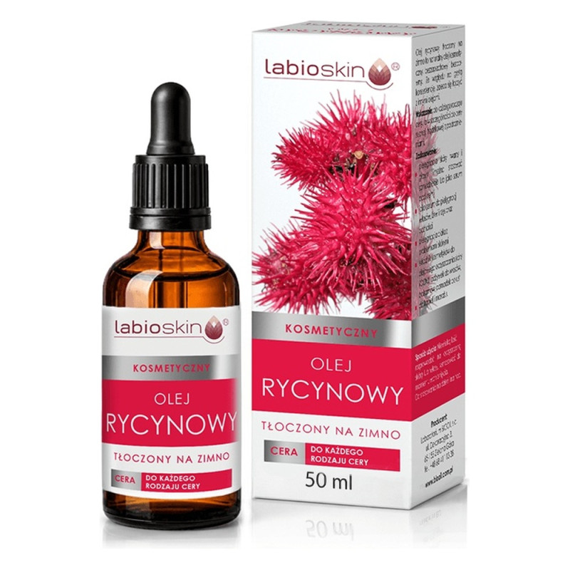 Olej rycynowy kosmetyczny 50 ml tłoczony na zimno LabioSkin