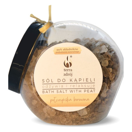 Terra Zdrój Sól do kąpieli z borowiną malina z cytryną 500 g