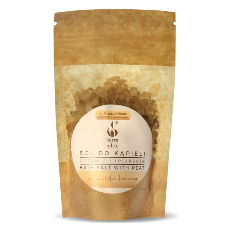 Terra Zdrój Sól do kąpieli z borowiną 100 g na jeden raz 100 g