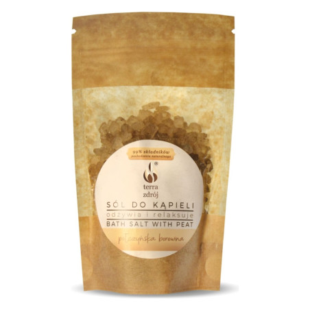 Terra Zdrój Sól do kąpieli z borowiną 100 g na jeden raz 100 g