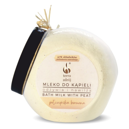 Terra Zdrój Mleko do kąpieli z połczyńską borowiną 450 g