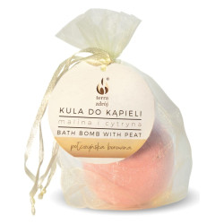Terra Zdrój Kula do kąpieli z borowiną malina z cytryną 100 g