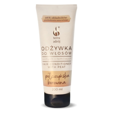Terra Zdrój Odżywka do włosów z połczyńską borowiną 200 ml