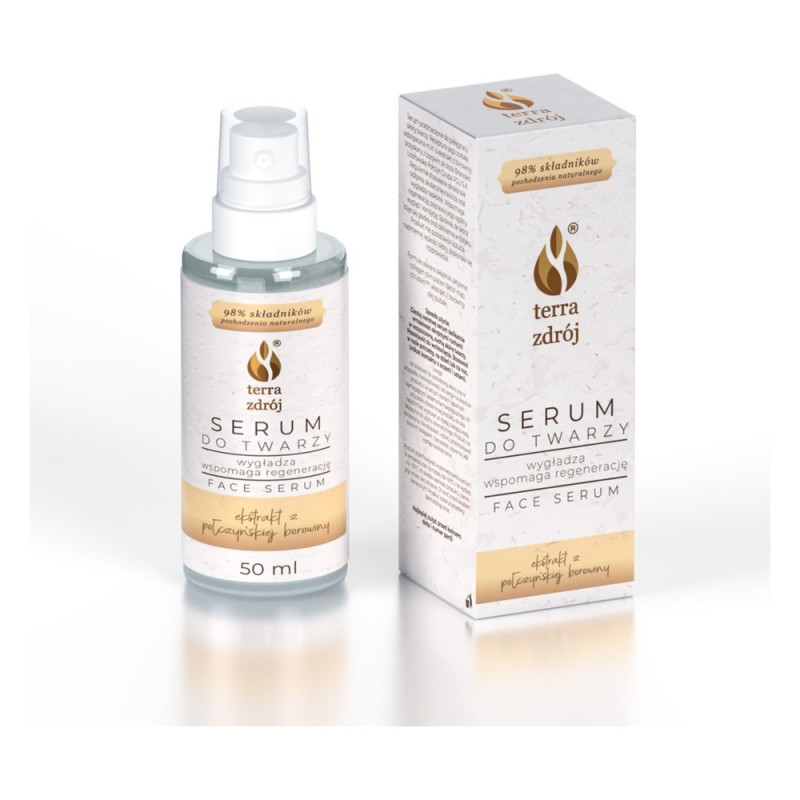 Terra Zdrój Serum do twarzy, szyi i dekoltu z borowiną 50 ml