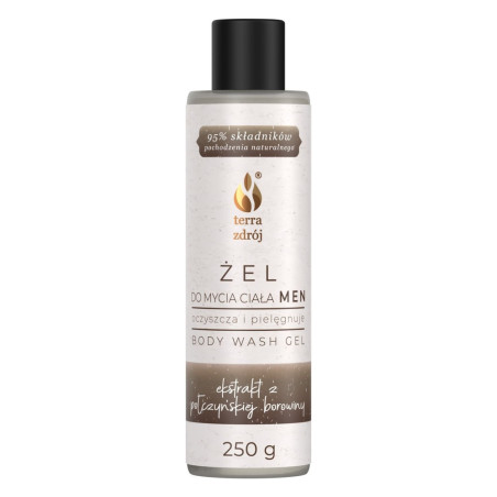 Terra Zdrój MEN żel pod prysznic z połczyńską borowiną 250 g