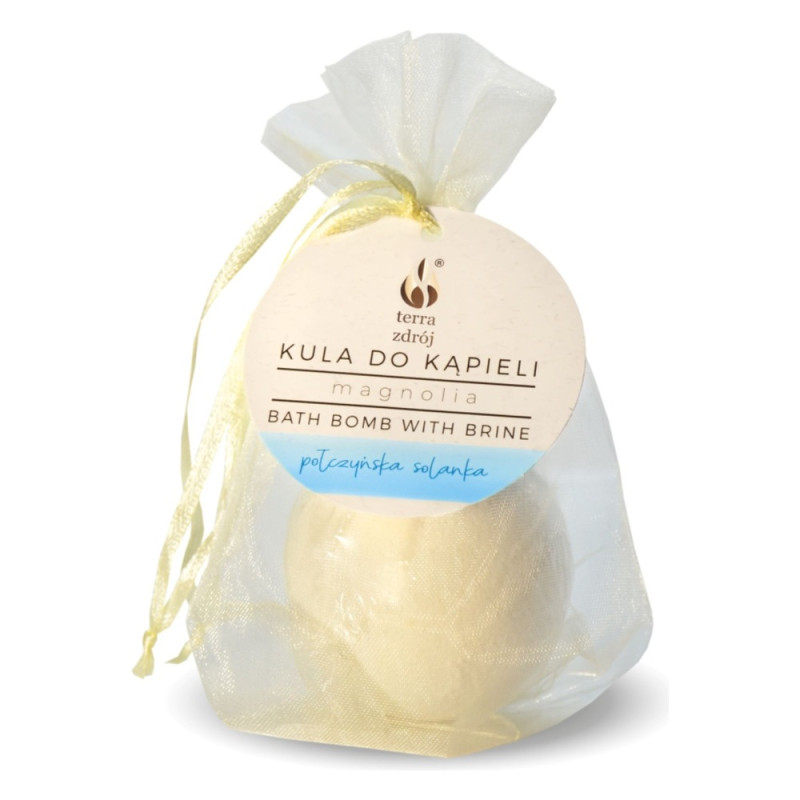 Terra Zdrój Kula do kąpieli z solanką zapach magnolii 100 g