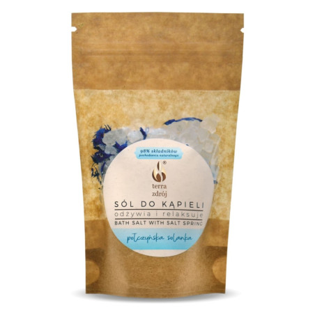 Terra Zdrój Sól do kąpieli z solanką 100 g na jeden raz 100 g