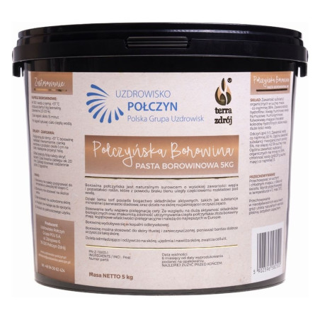 Terra Zdrój Borowina połczyńska pasta borowinowa 5 kg