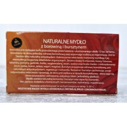 Mydło naturalne z borowiną i bursztynem 100g Powrót do Natury