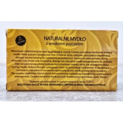 Naturalne mydło z woskiem pszczelim 100g Powrót do Natury