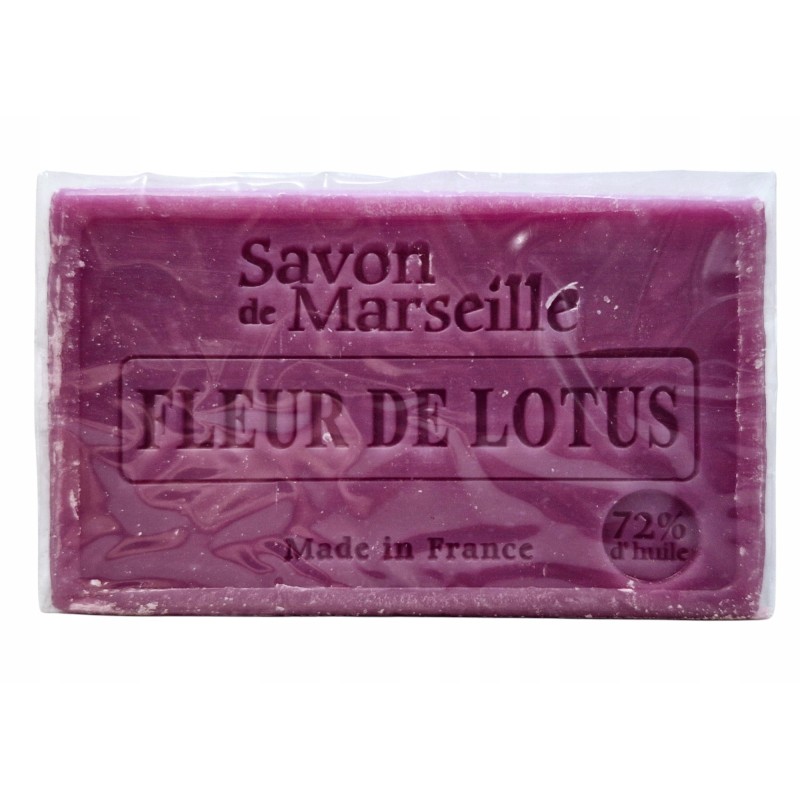 Mydło Marsylskie Kwiat Lotosu 100g naturalne francuskie