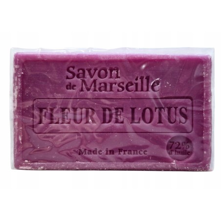 Mydło Marsylskie Kwiat Lotosu 100g naturalne francuskie