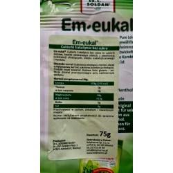 Klasyczne cukierki Emeukal na gardło i oddech 75g