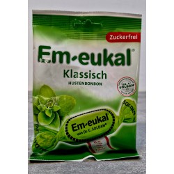 Klasyczne cukierki Emeukal na gardło i oddech 75g