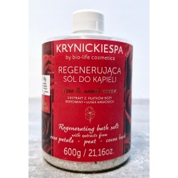KRYNICKIE SPA Sól mineralna Róża i kakao 600g aromaterapia i spa