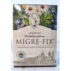 Franciszkańska Herbatka Migre Fix 40x3g Migrena Ból Głowy Suplement Diety