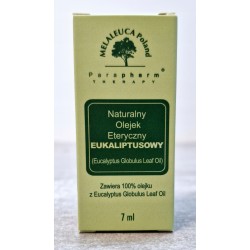 Olejek eukaliptusowy naturalny eteryczny 7ml na zatoki i relaks