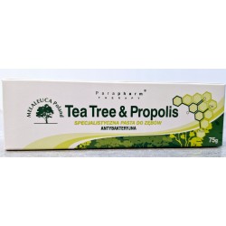Pasta do Zębów Tea Tree z Propolisem Naturalna Antybakteryjna 75g TEA TREE