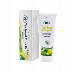 Pasta do Zębów Tea Tree z Propolisem Naturalna Antybakteryjna 75g TEA TREE