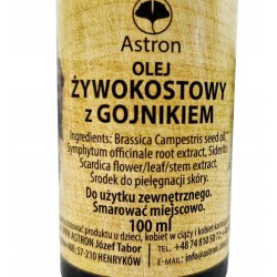 Olej żywokostowy Astron 100 ml RWA KULSZOWA STAWY KRĘGOSŁUP KOLANA MASAŻ