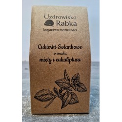Cukierki z solanką eukaliptus mięta naturalne wsparcie gardła 110g