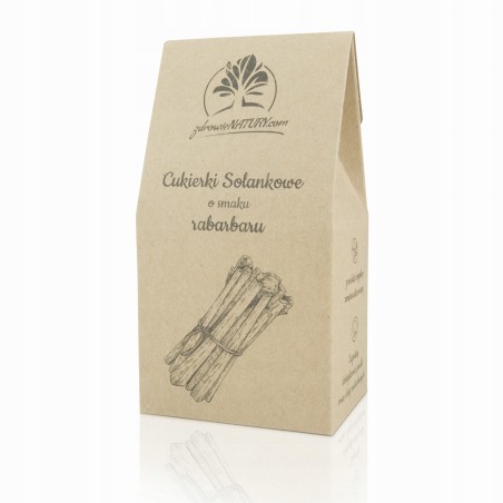Cukierki solankowe o smaku rabarbarowym 110 g
