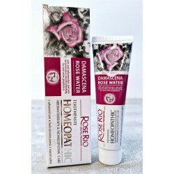 Pasta do zębów homeopatyczna 65 ml bez fluoru i cukru woda RÓŻANA