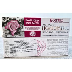 Pasta do zębów homeopatyczna 65 ml bez fluoru i cukru woda RÓŻANA