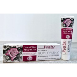 Pasta do zębów homeopatyczna 65 ml bez fluoru i cukru woda RÓŻANA