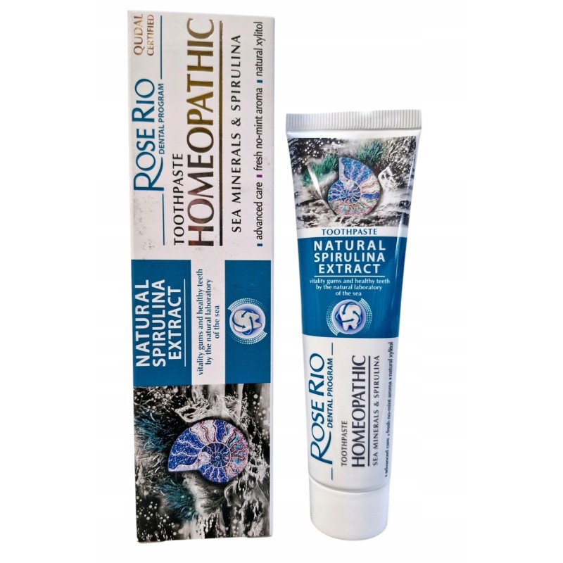ROSE Pasta do zębów ze spiruliną 65 ml MINERAŁY MORSKIE SPIRULINA