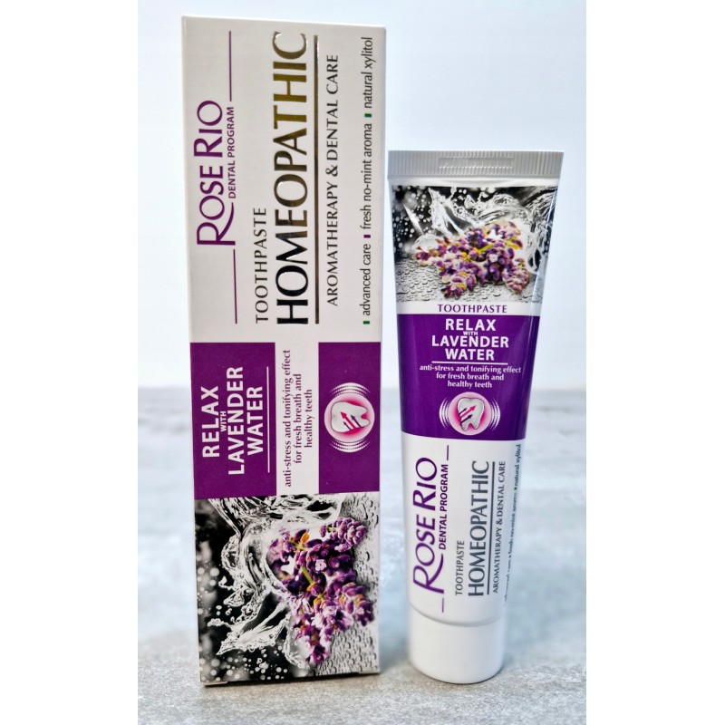 Pasta do zębów Rose Rio Relax 65 ml LAWENDA