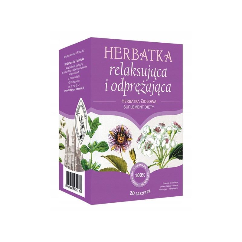 Suplement diety Herbata ziołowa ekspresowa Herbarium Św Franciszka 100g