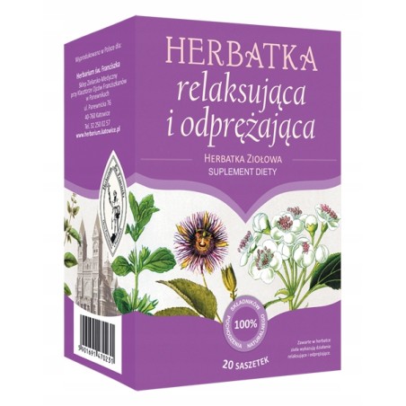 Suplement diety Herbata ziołowa ekspresowa Herbarium Św Franciszka 100g