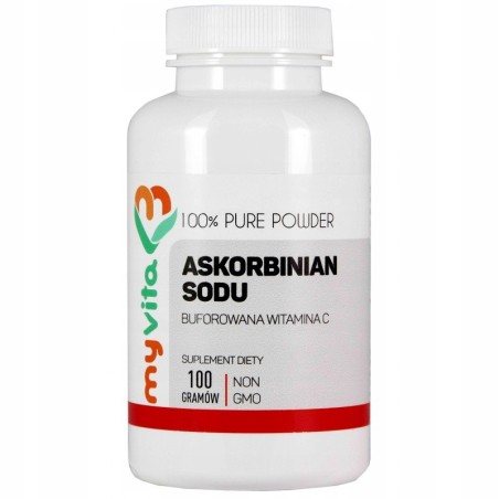 MyVita Askorbinian sodu 100g witamina C buforowana proszek