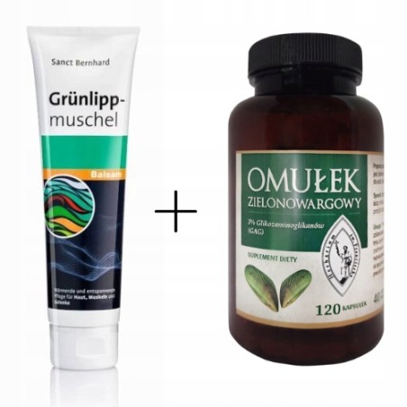 ZESTAW Omułek balsam i Omułek zielonowargowy 120 kaps herbarium