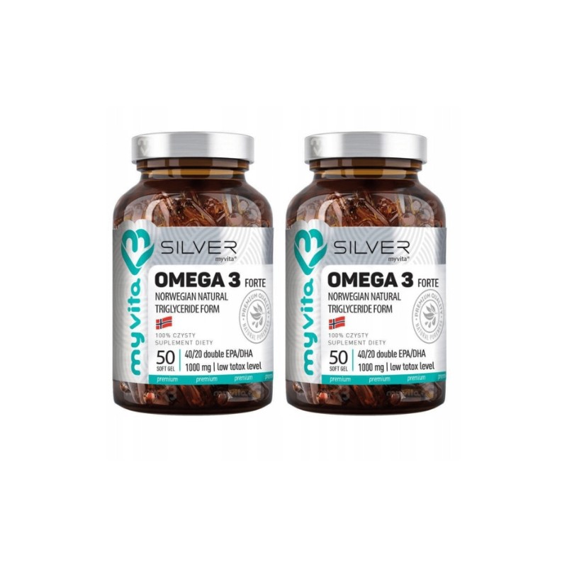 2 SZUKI MyVita Omega 3 FORTE 100k OMEGA3 2000 ULTRA CZYSTY