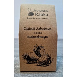 Cukierki z solanką truskawka naturalne wsparcie gardła 110g